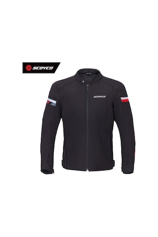 Motoanl Motosiklet 4 Mevsim Mont Deri Maxdura 600-d Kumaş Sıkma Kemerli Ce Onaylı Koruma Motor Montu