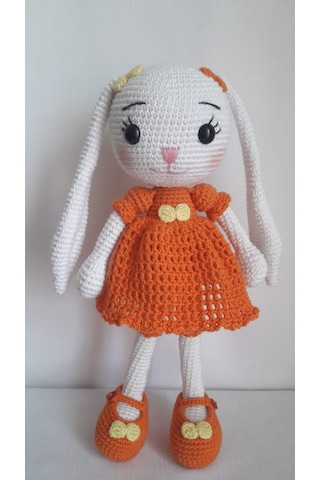 Amigurumi Turuncu Tavşan Oyuncak