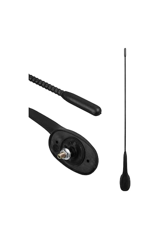 Ayt Powermaster Pm-21804 Fiat Palio Siena İçin Fm Radyo Teyp Anteni Düz Tepe Anteni 125 Cm Kablolu