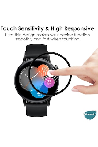 Microsonic Huawei Watch Gt5 41mm Tam Kaplayan Temperli Cam Full Ekran Koruyucu