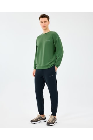 Skechers M Loose Crewneck Sweatshirt Erkek Haki Sweatshirt S2510041-4255 Haki