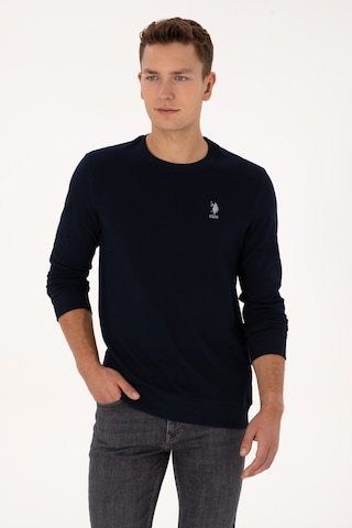 U.S. Polo Assn. Erkek Regular Fit Bisiklet Yaka Lacivert Sweatshirt 50310310-VR033