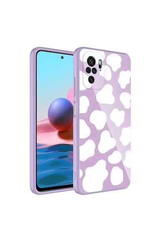 Redmi Note 10 Kılıf Kamera Korumalı Desenli Sert Silikon Tchs Epoksi Kapak - No3 NO3