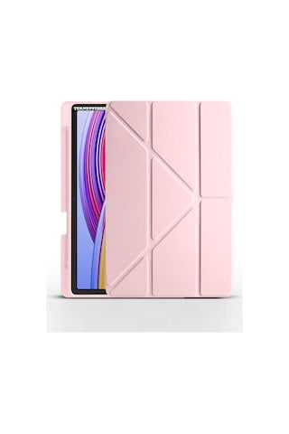 Xiaomi Redmi Pad Pro 12.1 Uyumlu Kalem Bölmeli Standlı Kılıf + Ekran Koruyucu + Kalem 3'lü Set Kılıf