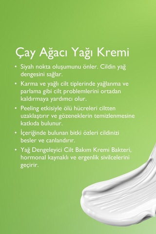 Çay Ağacı Yağı Kremi