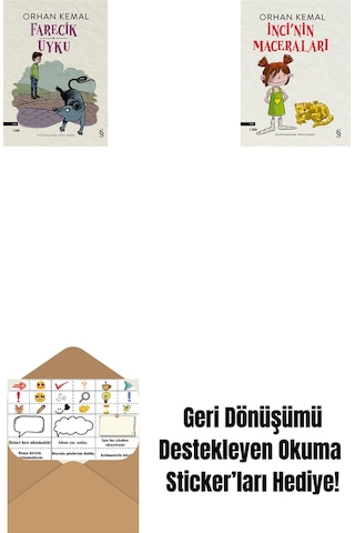 Farecik Uyku + İnci'nin Maceraları + Okuma Sticker'ları