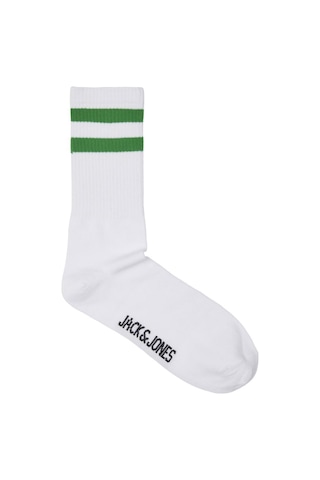 Jack & Jones Jackayden Tennis Sock Erkek Çorap-27395 - Yeşil Beyaz - Yeşil