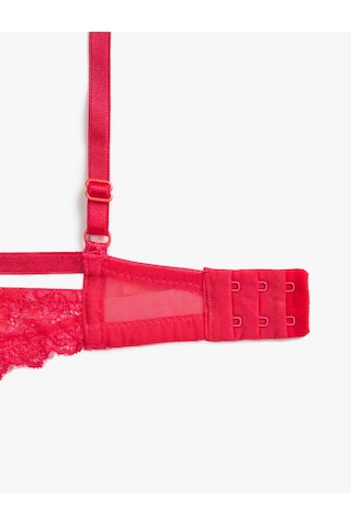 Koton Destekli Sütyen Ekstra Dolgulu Balenli Pembe 2slk10071mk Pembe