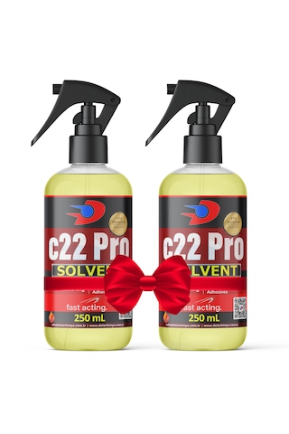 C22 Pro - 2x250 Ml Protez Saç Bant Sökücüsü Temizleyicisi,c22 Solvent C22 Pro - 2x250 Ml Protez Saç Bant Sökücüsü Temizleyicisi,c22 Solvent