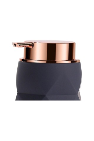 Bosphorusboutique02 Suntek Doldurulabilir Boş El Sabunu Dispenseri 330ml Mutfak Ev Dekoru 11.8x5cm Çift Kişilik