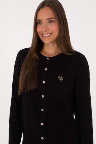 U.s. Polo Assn. Kadın Siyah Hırka Triko 50307737-vr046 Siyah