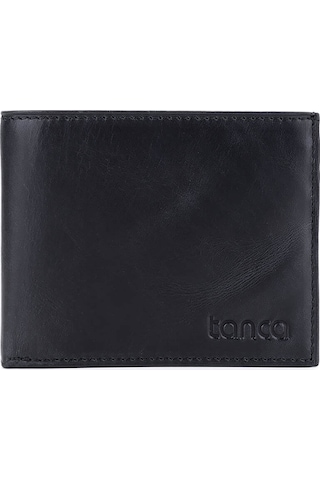 Tamer Tanca Erkek Hakiki Deri Siyah Cüzdan 907 171 Erk Czdn Sk25-26 Sıyah Rıb Siyah