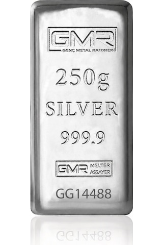 Agakulche 250 Gram 999.9 Ayar Gmr Külçe Gümüş