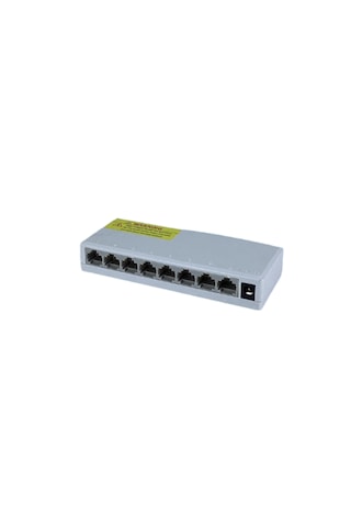 Longline 8 Port Gigabit Ethernet Switch 10/100/1000 Mbps Plastik Kasa