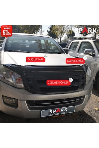 Isuzu D-max 2012-2017 Yıl Aralığı Uyumlu Kaput Rüzgarlığı 3mm