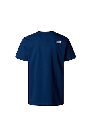 The North Face M Ss Never Stop Exploring Tee Erkek Outdoor Tişörtü Nf0a87nsd1r1 Mavi Mavi