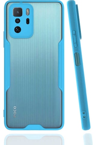 Xiaomi Poco X3 Gt Kılıf Zore Parfe Kenarları Pastel Renk Silikon
