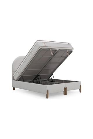 Bohem Çift Kişilik Konfor Seti Pocket Yaylı Yatak + Sandıklı Baza + Başlık 150 x 200