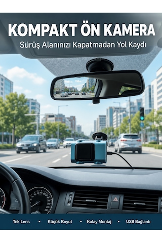 Kompakt Dash Kamera Usb Şarj Tf Kart Destekli Yeni Nesil 66556289