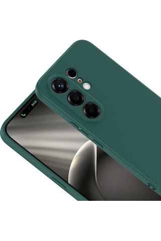 Maks Technology Tecno Camon 50 Pro Kılıf Mkst Mara Lansman Kapak - Koyu Yeşil