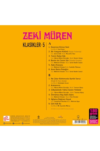 Zeki Müren - Klasikler 5 Plak