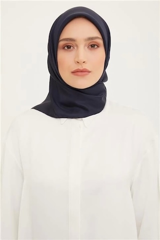 Armine Twill Eşarp 22ya0010 02 Lacivert