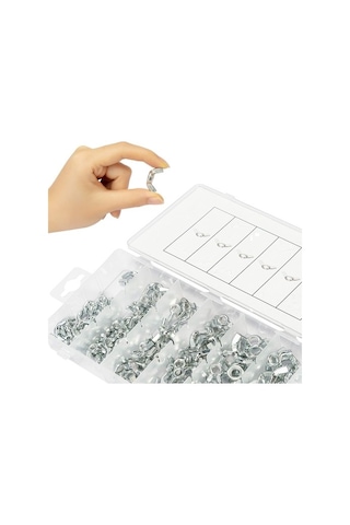 Venoa Dks115 Galvanizli Kelebek Somun Seti Çantalı 115 Parça Diğer