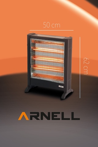 Arnell AR836 2600 W Quartz Elektrikli Isıtıcı