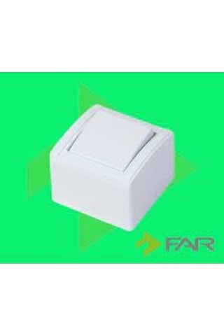 Far Sıva Üstü Anahtar Topraklı Priz Komitatör Sıva Üstü Anahtar