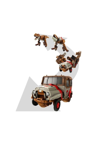 Jurassic World Değişim Serisi - Dönüşebilen T-Rex Figürü HPD38