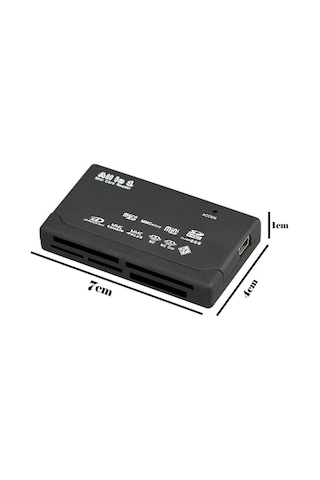 Usb Çoklu Kart Okuyucu Hub Micro Sd Xd Mmc Ms Cf Tf Mini M2 Combo