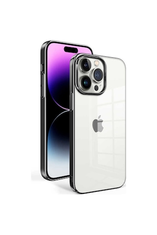 Apple Uyumlu iPhone 14 Pro Max Uyumlu Zore Sun Kapak-siyah -