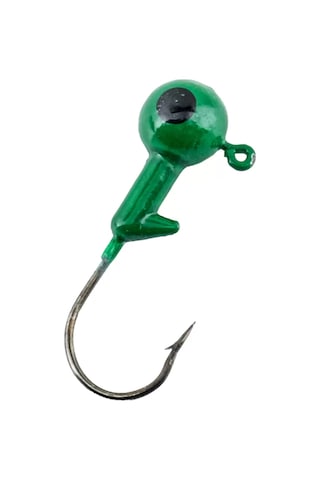 Jighead - Zoka - Kurşunlu Olta İğnesi - Xh-a 02 - Yeşil - 12 Gr