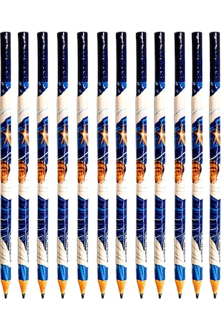 Gen-of Pigui Karışık Desenler 18 Li Kurşun Kalem Seti Çok  Renkli