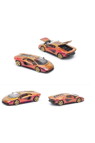 Pop Race Lamborghını Countach Lp 800-4 Blu Hal - 175 Resimdeki Renk