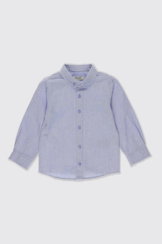 Erkek Bebek Basic Lacivert Oxford Gömlek 5652858