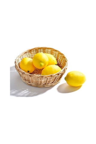 Yapay Meyve Sebze Limon Aşırı Doğal 1. Kalite