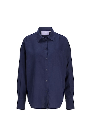 Jjxx Kadın Jxjamıe Oversize Uzun Kollu Keten Gömlek 12269668 Lacivert Lacivert