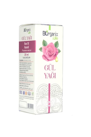 Biorganix Life Gül Yağı 20 ML Biorganix Life Gül Yağı 20 ML