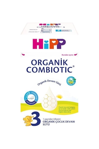 Hipp Organik Combiotic Bebek Sütü 3 Numara 800 G Hipp Organik Combiotic Bebek Sütü 3 Numara 800 G