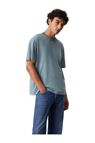 Calvin Klein Calvın Kleın Erkek T-shırt K10k112487-cfq K10k112487-cfq Mavi Mavi