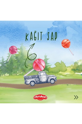 Organik Lolipop Çilek, Karpuz, Yaban Mersini Ve C Vitamini 110 G