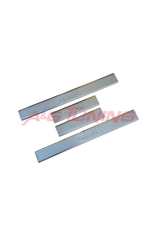 Renault Megane 2 Sedan Krom Kapı Eşiği 2004-2010 Paslanmaz Çelik N11.2920