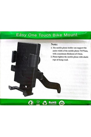 Universal Motosiklet Telefon Tutucu Tek Tuşla Kolay Kullanım