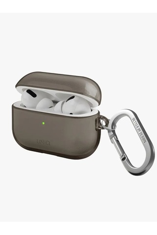 Unıq  Airpods Uyumlu Pro 2 İçin Kılıf Glase Tpu Kılıf Karabinalı 147855445 Gri