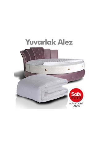 Sofaroom Yuvarlak Yatak Alezi 225 cm Çapında - Çift Kişilik kategorisinde 225 cm çapında Yuvarlak Alez Sofaroom Yuvarlak Yatak Alezi 225 cm Çapında - Çift Kişilik kategorisinde 225 cm çapında Yuvarlak Alez