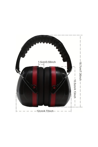 Willowhaven Safetree 33db Gürültü Önleyici Sessiz Kulaklık Siyah Kalın Başlıklı Siyah