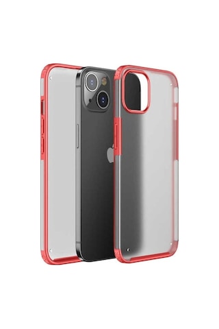 Apple Uyumlu iPhone 13 Mini Kılıf Zore Volks Kapak Kırmızı