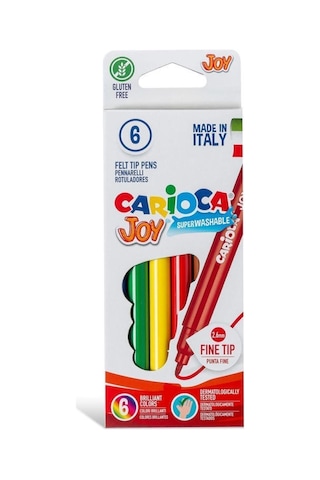 Carioca Joy Yıkanabilir Keçeli Kalem 6'lı