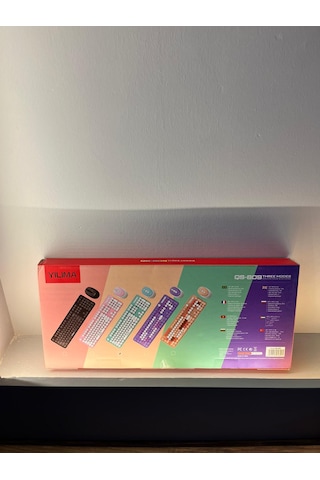 Yılıma Qs-809 Yeşil Kablosuz Klavye Mouse Lazer